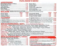 Papa Rick's Pizza