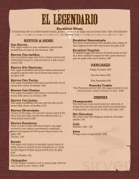 El Legendario Mexican Restaurant