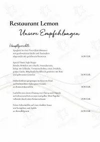 Restaurant Lemon im Kongresshotel am Templiner See