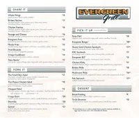 Evergreen Grill