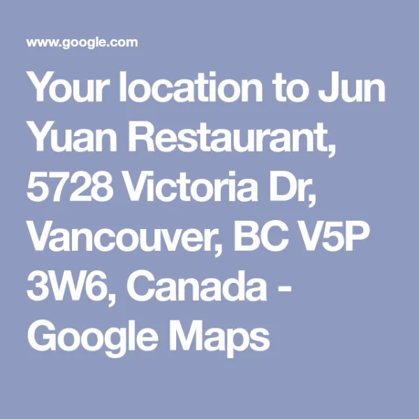 Jun Yuan Restaurant