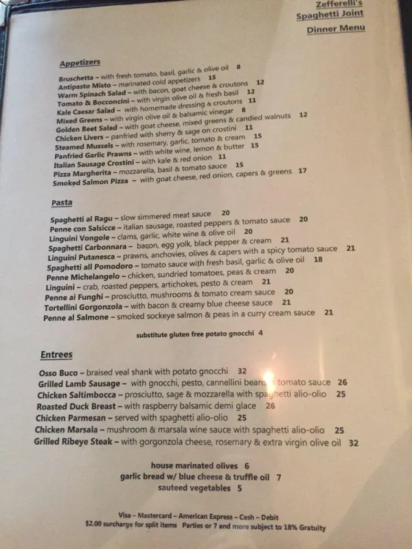 Zefferelli's Spaghetti Joint