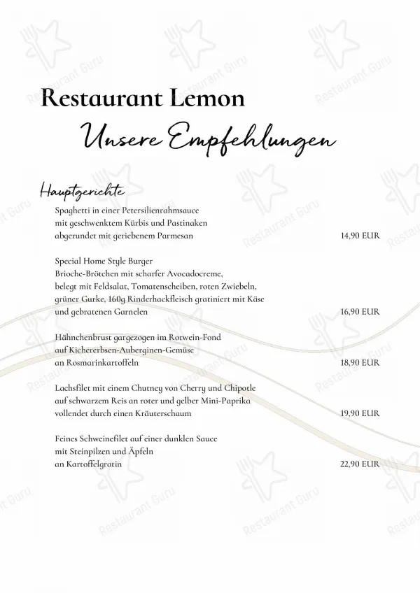 Restaurant Lemon im Kongresshotel am Templiner See