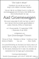 Aad Groenewegen Worstmaker