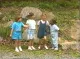 Three Girls Skipping