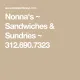 Nonna's Sandwiches and Sundries