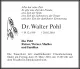 Dr. Walter Pohl