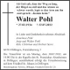 Dr. Walter Pohl