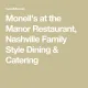 Monell's dining and catering